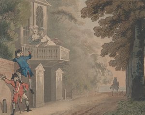 Kunst des Kletterns, 1792 von Samuel Alken