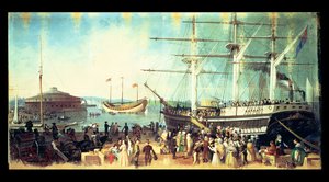 Die Bucht und der Hafen von New York von Samuel Bell Waugh