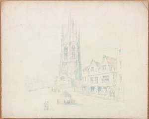 St.-Nikolaus-Kathedrale vom Haus von Lord Collingwood von Samuel Bilston