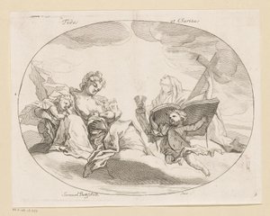 Fides (Glaube) und Charitas (Liebe)