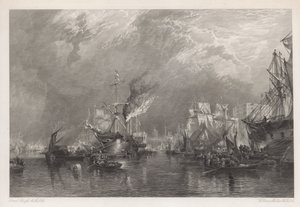 Der Hafen von London von Samuel Bough