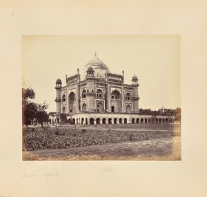 Delhi; Das Mausoleum von Sufter Jung von Samuel Bourne