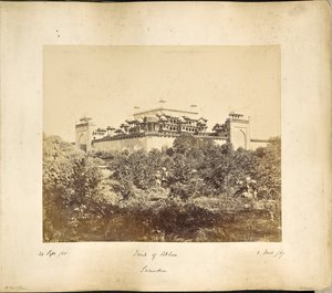Secundra; Das Mausoleum von Akbar von Samuel Bourne