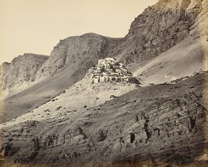 Das Kloster in Ki, Spiti von Samuel Bourne