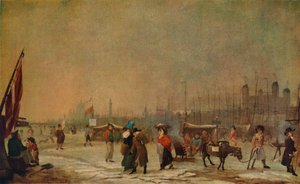 Frost auf der Themse, 1788-1789, 1930