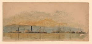 Skizzen. Schiffe, ca. 1860 von Samuel Colman
