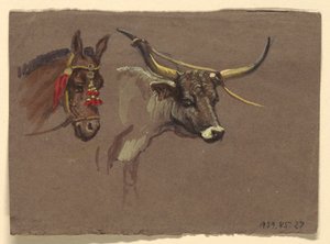 Zeichnung, Studien aus Italien, 1872–73 von Samuel Colman