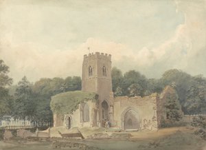 Alte Kirche von St. Lawrence, Ayot St. Lawrence, Hertfordshire von Samuel Davis