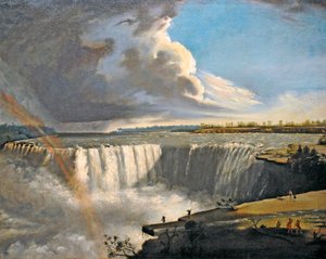 Niagarafälle vom Table Rock, 1835 von Samuel Finley Breese Morse