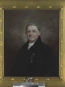 Porträt von Dr. James E. B. Finley, unbekanntes Datum von Samuel Finley Breese Morse