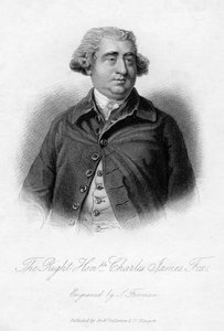 Charles James Fox 1749-1806, Whig-Politiker, 19. Jahrhundert