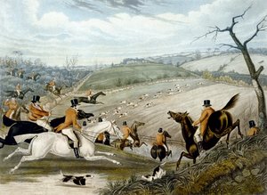 Die große Leicestershire-Fuchsjagd, Platte 1