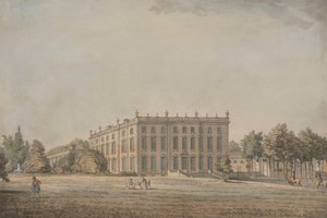 Ansicht von Wingerworth Hall, Derbyshire von Samuel Hieronymus Grimm