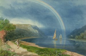 Regenbogen am Fluss Avon, ca. 1825