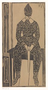 Harlekin von Samuel Jessurun de Mesquita (signed by artist)