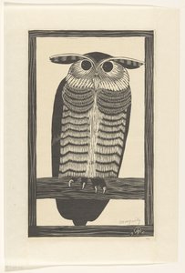 Uhu von Samuel Jessurun de Mesquita (signed by artist)