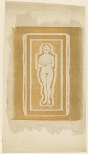 Nackt mit Buch oder Steinplatte in der Hand von Samuel Jessurun de Mesquita (signed by artist)