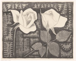 Zwei Rosen von Samuel Jessurun de Mesquita (signed by artist)
