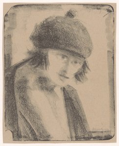 Frau mit Barett von Samuel Jessurun de Mesquita