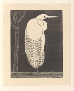 Silberreiher von Samuel Jessurun de Mesquita