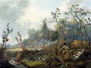 Schnepfenjagd, graviert von H.C. Pyall von Samuel John Egbert (after) Jones