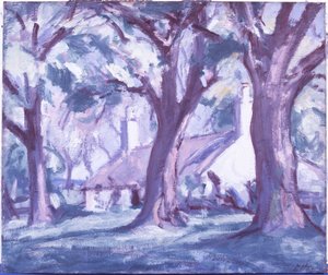 Ein Cottage, Kirkcudbright von Samuel John Peploe