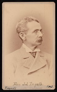 Porträt von John James Ingalls 1833-1900, zwischen 1876 und 1880