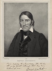 David Crockett, ca. 1835 von Samuel Osgood