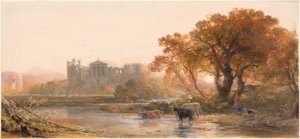 Abend in Italien—die Verlassene Villa von Samuel Palmer