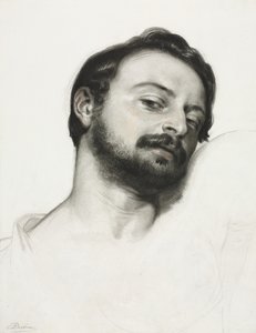 Kopf eines Mannes von Samuel Palmer