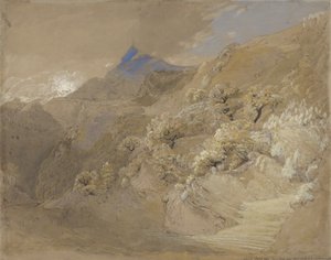 Mount Siabod von Tyn-y-Coed bei Capel Curig von Samuel Palmer