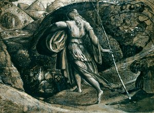 Ruth kehrt vom Ährenlesen zurück von Samuel Palmer