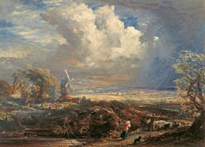 Sommersturm bei Pulborough, Sussex von Samuel Palmer