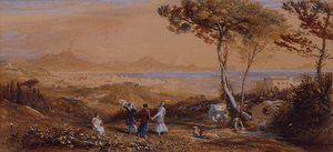 Die Bucht von Neapel von Samuel Palmer