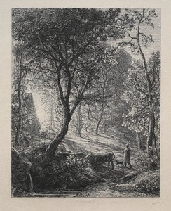 Das Hirtenhaus, 1850 von Samuel Palmer