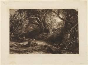 Der Morgen des Lebens von Samuel Palmer
