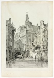 Hotel de Ville, Utrecht, aus Faksimiles von Skizzen aus Flandern und Deutschland