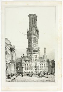 La Halle, Brügge von Samuel Prout