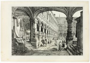 Palais des Prinzen, Lüttich von Samuel Prout