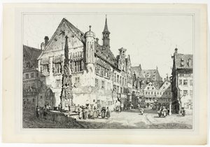 Rathaus, Ulm von Samuel Prout