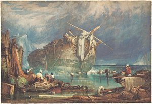 Bergung aus dem Wrack von Samuel Prout
