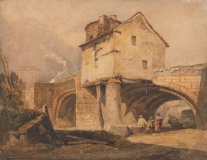 Die Monnow-Brücke, Monmouthshire