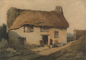 Das strohgedeckte Cottage von Samuel Prout