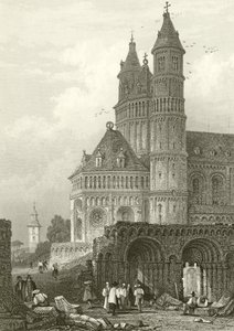 Die Kathedrale von Worms von Samuel Prout