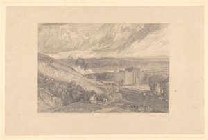 Hylton Castle, Grafschaft Durham von Samuel Rawle