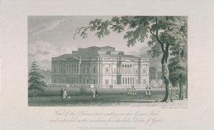 Ansicht von York House und Green Park, ca. 1800