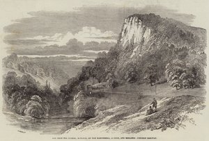Der High Tor Tunnel, Matlock, an der Manchester, Buxton und Midlands Junction Railway