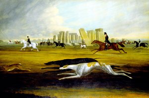 Die Familie Pinckney bei der Hetzjagd in Stonehenge von Samuel Spode