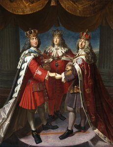 Allianz der Könige Friedrich I. in Preußen, August II. der Starke und Friedrich IV. von Dänemark, 1709