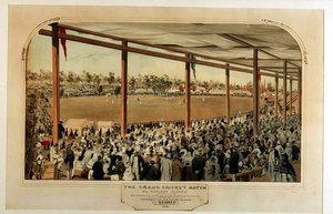 Das große Cricket-Match: All England Eleven gegen die Zweiundzwanzig von New South Wales von Samuel Thomas Gill
